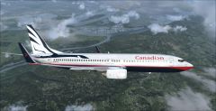 Canadian 738 over PDX