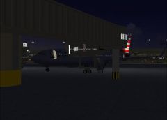 At the gate