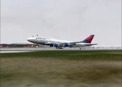 Delta landing at JFK RWY 31L