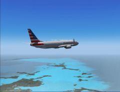 American descending into TNCM