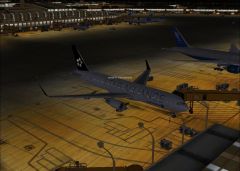 At the gate