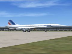 Concorde Parked Up at Dulles Washington