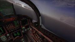 F 18 over The Sea