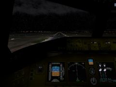 Stormy departure on the 777