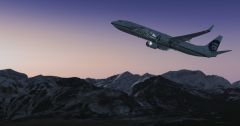 Departing JAC in the Alaska 737