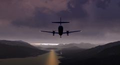 The J41 Approaching Ketchikan