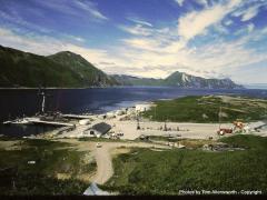 SEAMARK at Dutch Harbor Fuel Pier - June 1980