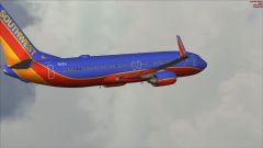 Southwest 737-800 takes to the skies!