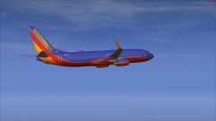 Southwest 737-800 takes to the skies!