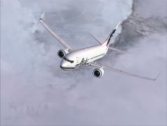 Through the clouds at Juneau