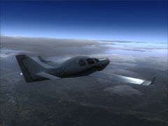 High in the sky