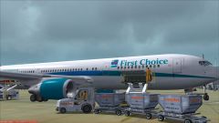Loading up at Gatwick