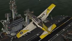 Carrier Fly-By (External view)