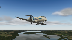 Challenger 300 at Prairie Du Chien