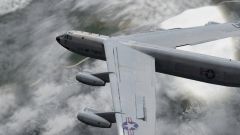 X Plane10 démo.B 52G  à environ 10 nautique  nord'ouest De WA31.whidbey Air park.cap166