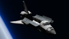 X Plane10(démo) Shuttle In orbit.