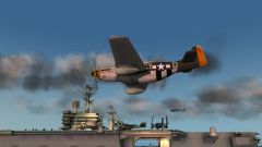 P51D Nimitz flypast