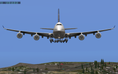 747-400 Arrival