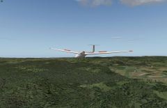 ASK21 Glider On final approach At FAPM In The Drakensberg, Natal In South Africa. X Plane 10 with No Add On.