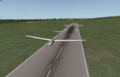 ASK21 Glider, landing At FAPM In Natal, South Africa. X plane 10 with No Add On.