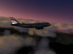 British Airways One World B747-400