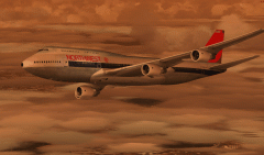 Northwest Queen Departing KSFO