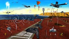 Salvador Dali dreaming FSX