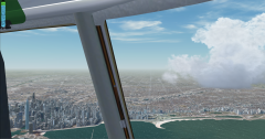 Flying Over Chicago