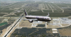 McPhat B767 AA One World Departing Dallas