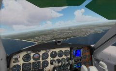 Lord Howe Island to Port Macquarie in the Milviz B55 Baron