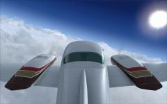 Cessna 310R overcast