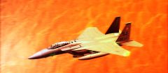 F15 over desert