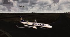 Ryanair Edinburgh Gray Day
