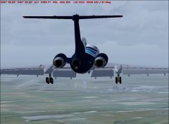 Pulkovo Tu 154M crosswind 2