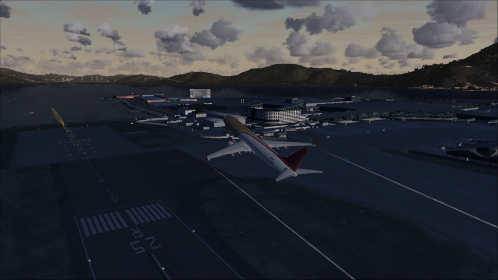 Hong Kong VHHH to VHHX at Dusk