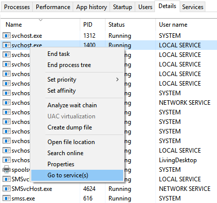 svchost.exe causes high CPU usage issue on my PC