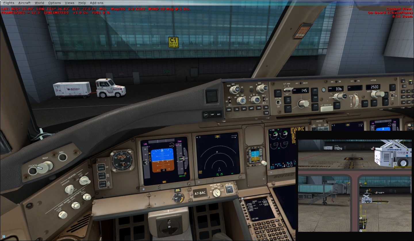 PMDG 773 Taxi Cam