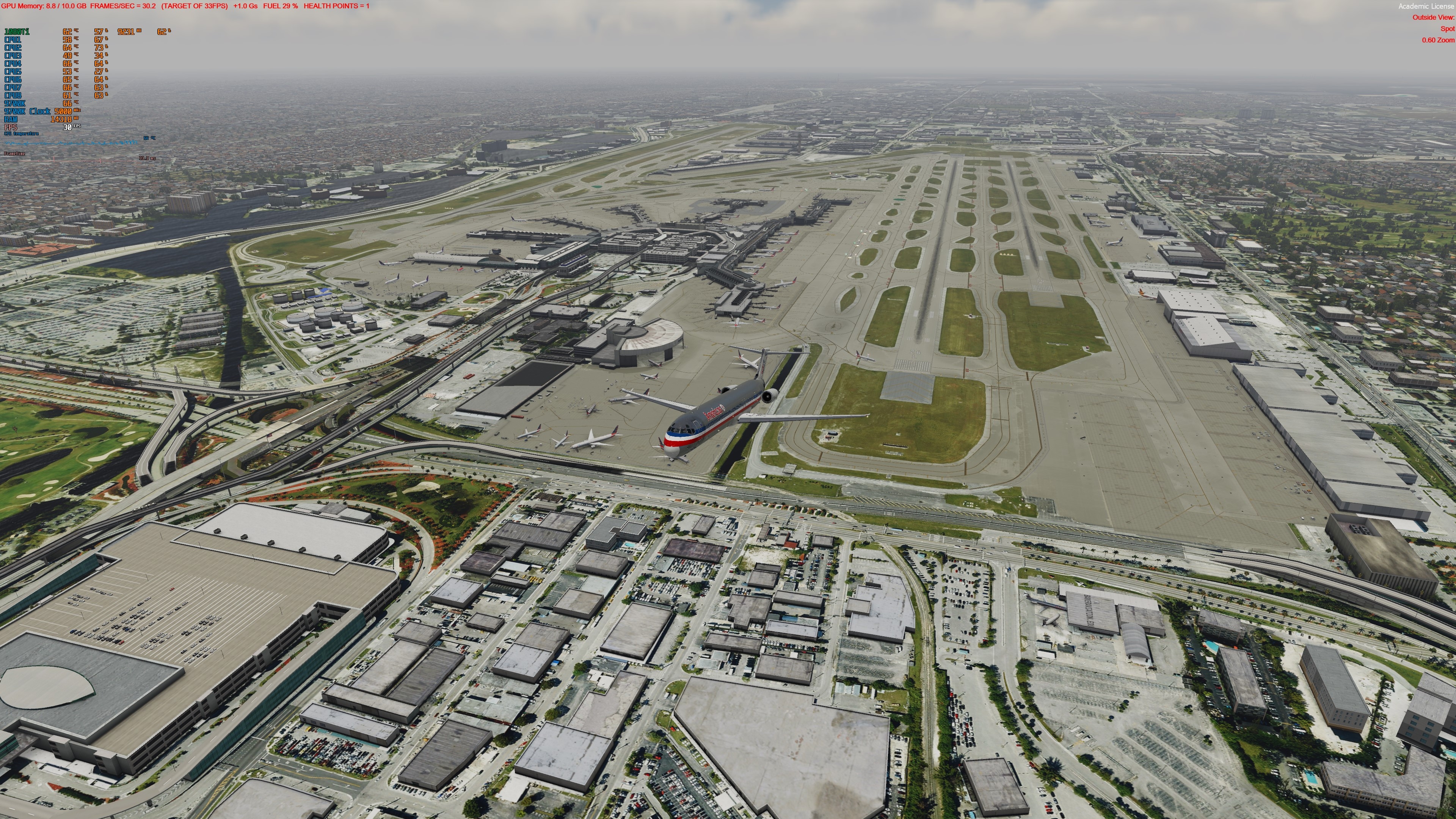 What did you fly in Prepar3d today?